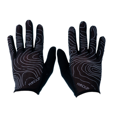 Summer LITE Gloves - Topo Map Black