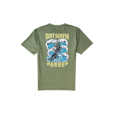 Youth ActiviTEE - Dirt Surfin' Moss Green