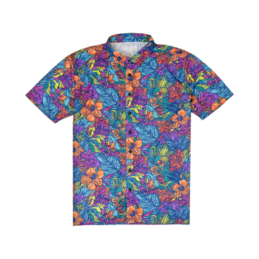 FlexGRID Button Up - Dirt Surfin' Floral