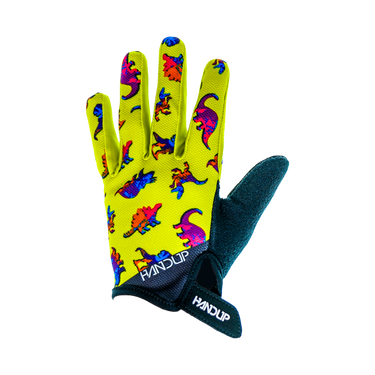 Youth Gloves - Hi Viz Dinosaurs