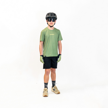 Youth ActiviTEE - Dirt Surfin' Moss Green