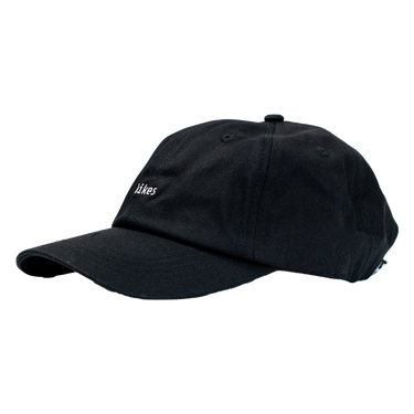 Unstructured Dad Hat -  Black "Bikes"