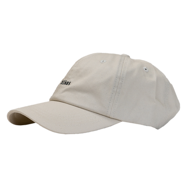 Unstructured Dad Hat - Ivory "Bikes"