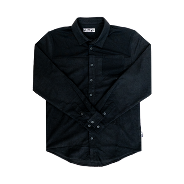 FlexTop Flannel - Solid Black