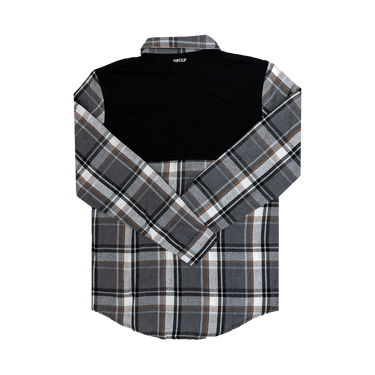 FlexTop Flannel - Black/Grey