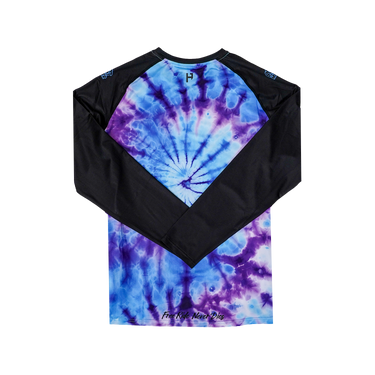 Long Sleeve Lite Jersey - Boostmaster Tie Dye Indigo