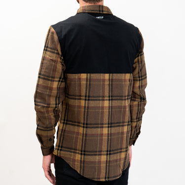 FlexTop Flannel - Brown/Tan