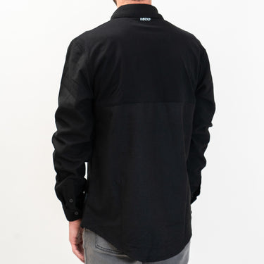 FlexTop Flannel - Solid Black