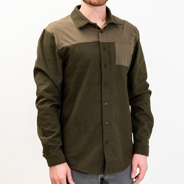 FlexTop Flannel - Solid Olive