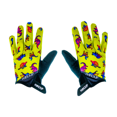 Youth Gloves - Hi Viz Dinosaurs