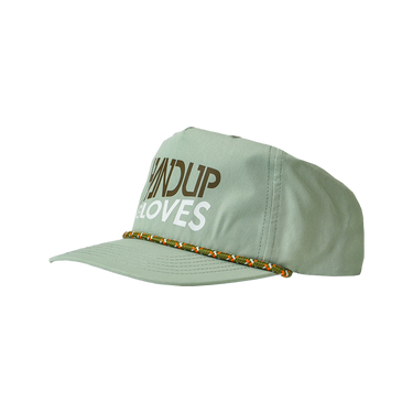 Pinch Front Rope Hat - Stacked Diagonal Logo