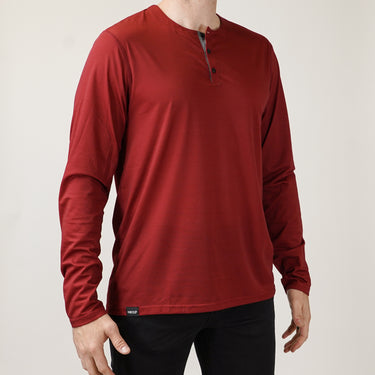 Henley - Maroon