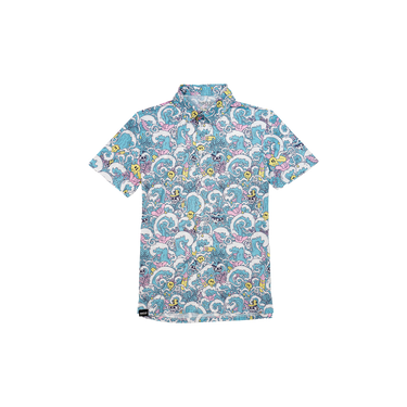 Youth FlexGRID Button Up - Ride the Wave