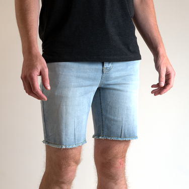 Stretch Jorts - Light Blue